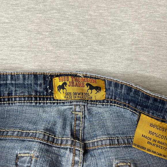 Ross Thomson Men’s 100% Cotton Original Fit Jeans - Size 38 - Picture 7 of 12